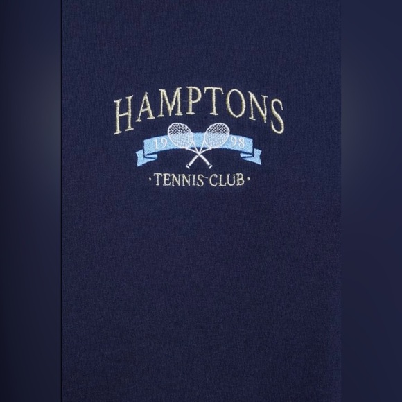 Garage oversized crew neck sweater Hamptons Tennis Club - Picture 5 of 11